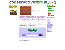 Tablet Screenshot of conservativeforum.org